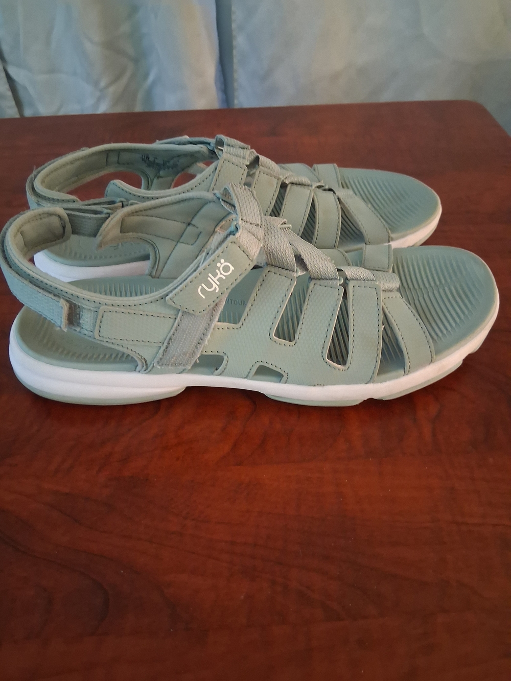 Ryka Sage Green Outdoor Comfort Sandals